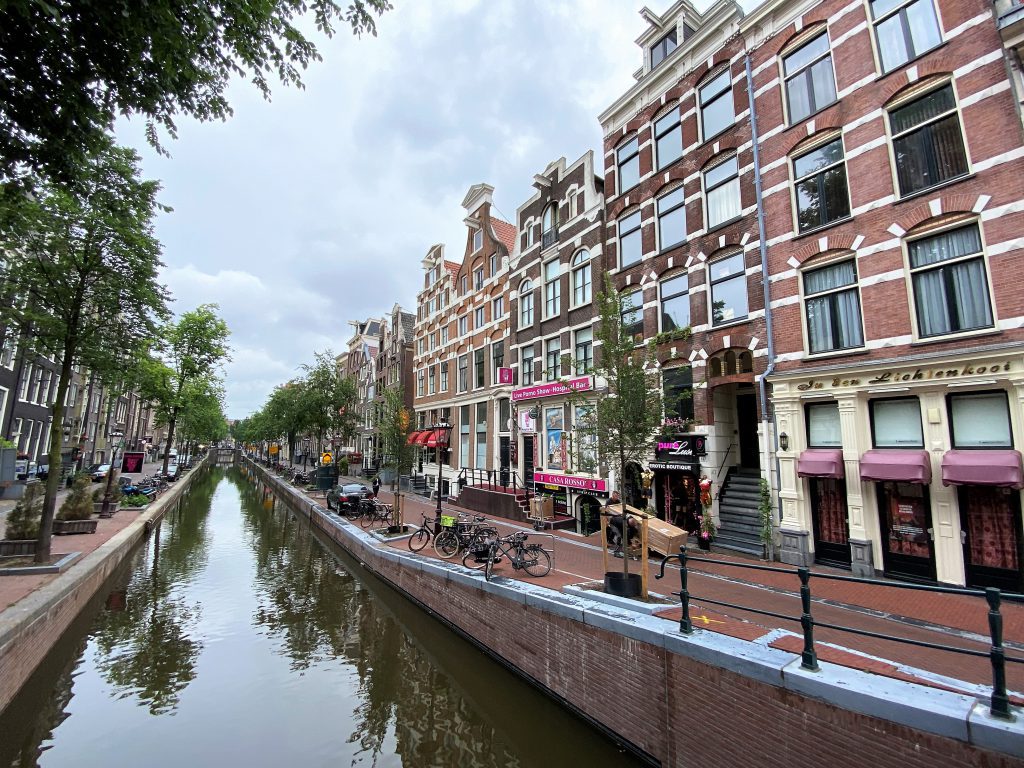 Oudezijds Achterburgwal, Amsterdam, Nederland