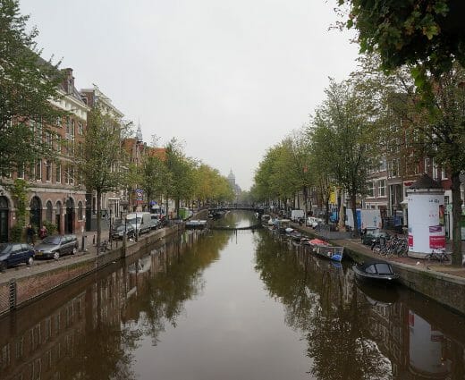 Oudezijds Voorburgwal, Amsterdam, Nederland
