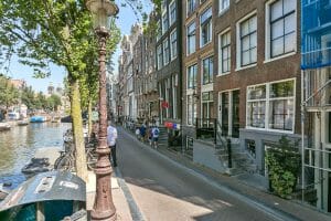 Oudezijds Voorburgwal, Amsterdam, Nederland